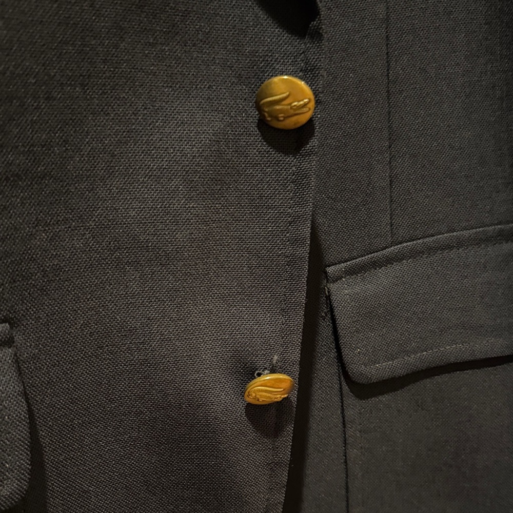 Vintage 1980s Izod Lacoste Classic Navy Blazer - Picture 3 of 9